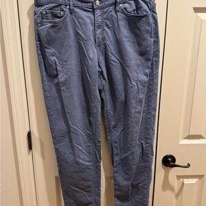 Banana Republic Athletic Fit Travel Pants in Light Blue